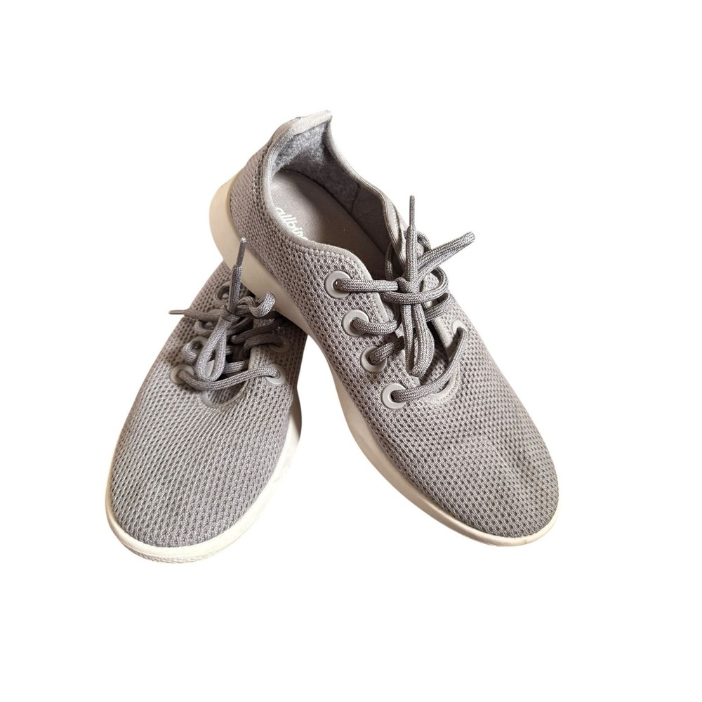 Allbirds Tree Runners Grey Lace Up Sneakers Size 10